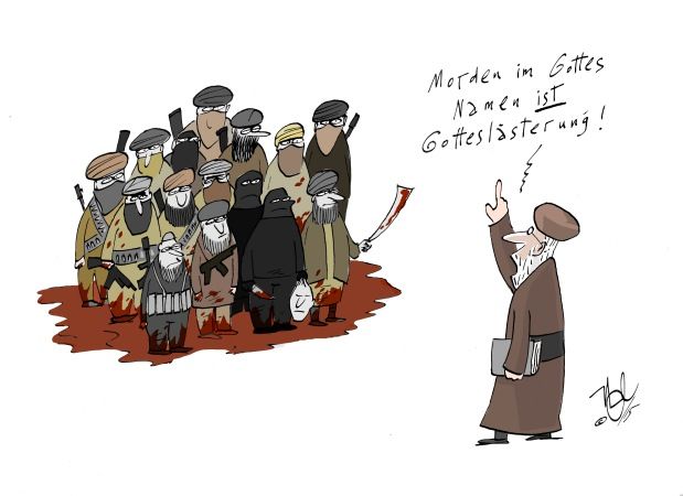 terrorismus gotteslästerung
