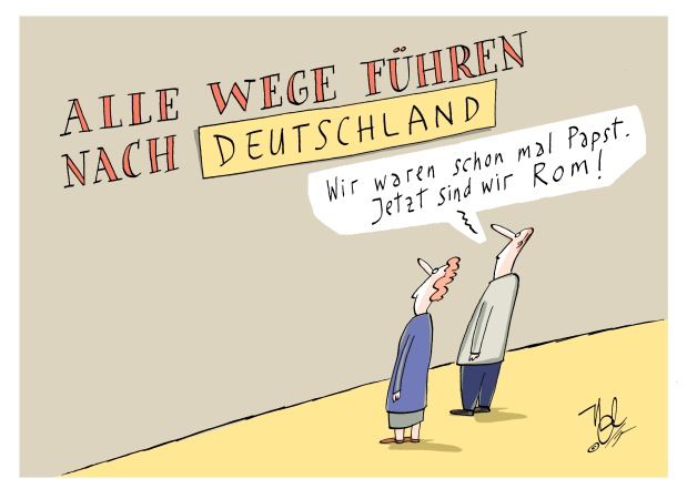 wege nach rom papst deutschland