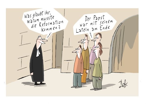 kirche reformation papst latein