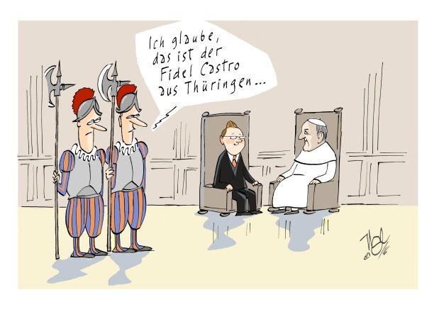 papst franziskus ramelow audienz