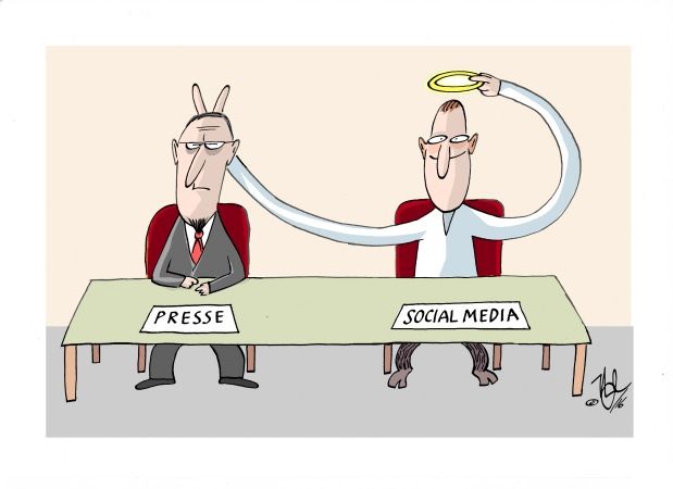 presse social media