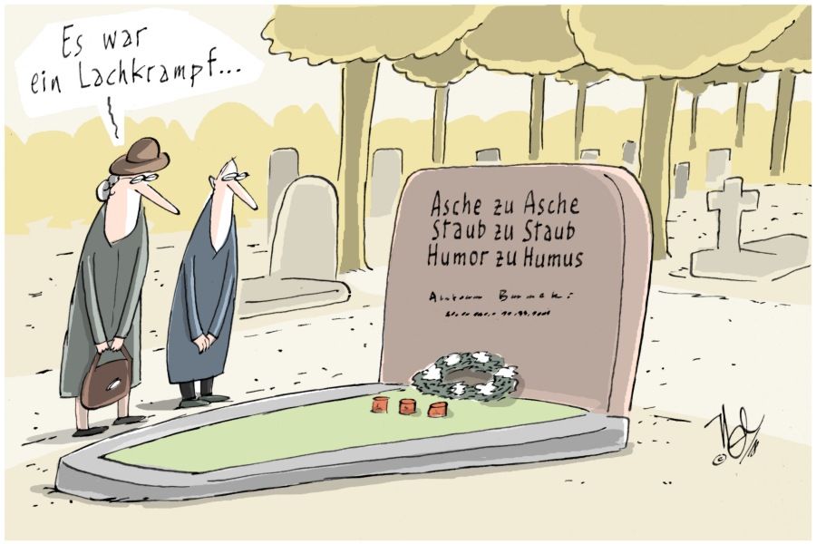 asce zu asche humor zu humus