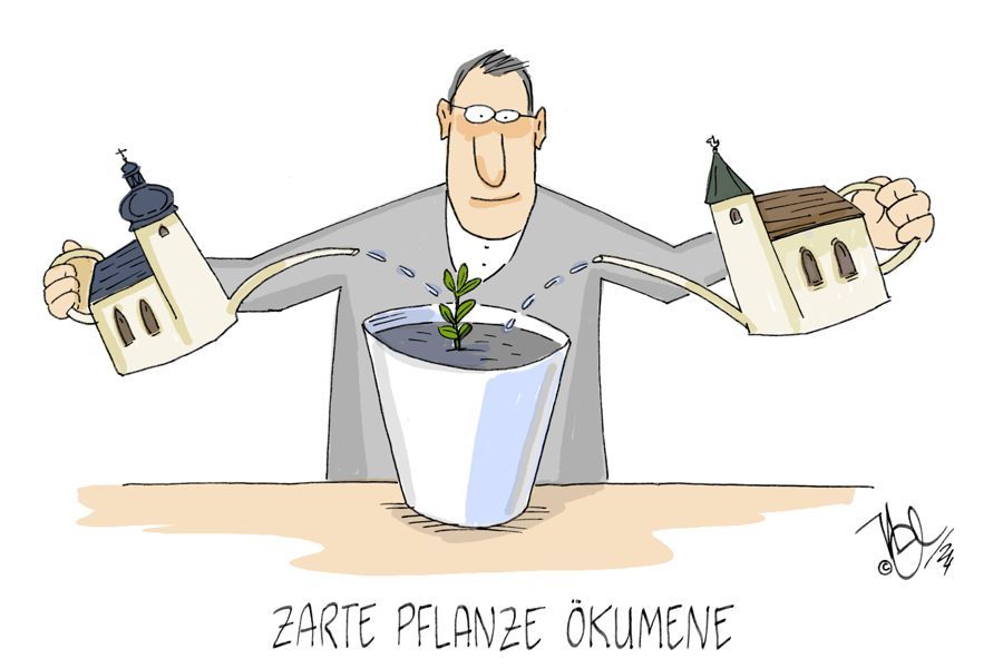 zarte pflanze ökumene